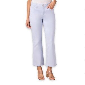 Wit & Wisdom Nordstrom Tatum “Ab”Solution Frayed High Waist Cropped Flare Jeans